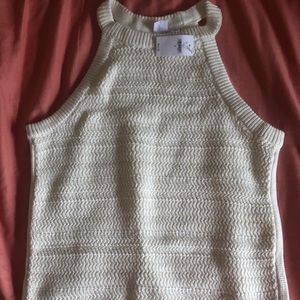 Gap white small sweater tank